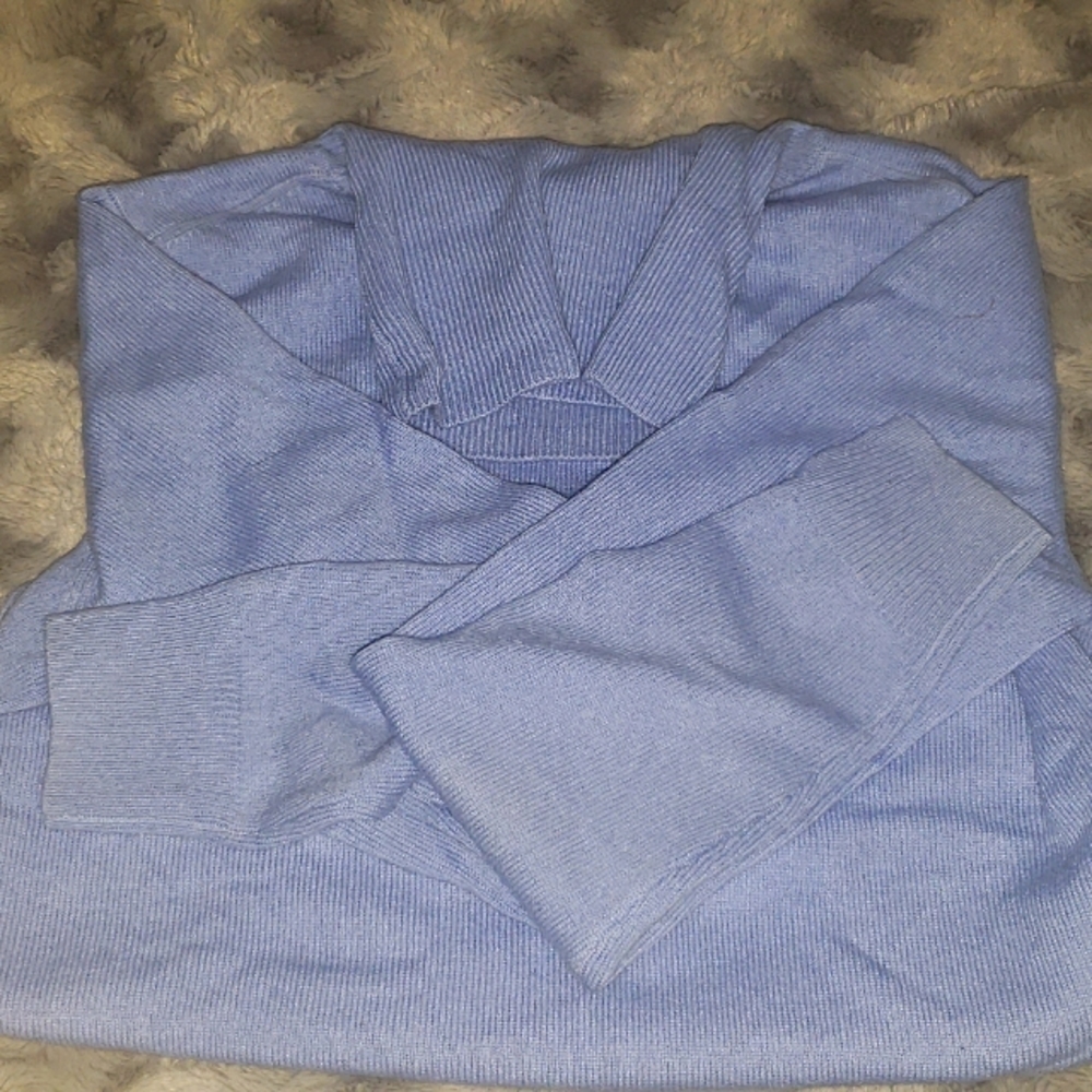 Merino wool-cashmere turtleneck sweater